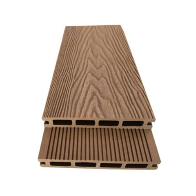 SRL-3D 145*21mm utendørs preget trekorn WPC terrassebord
