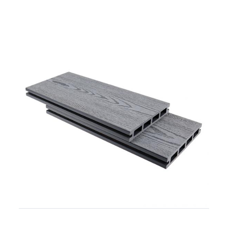 SRL-DEK 146*23 mm Trekornfinish Grå hule komposittbord