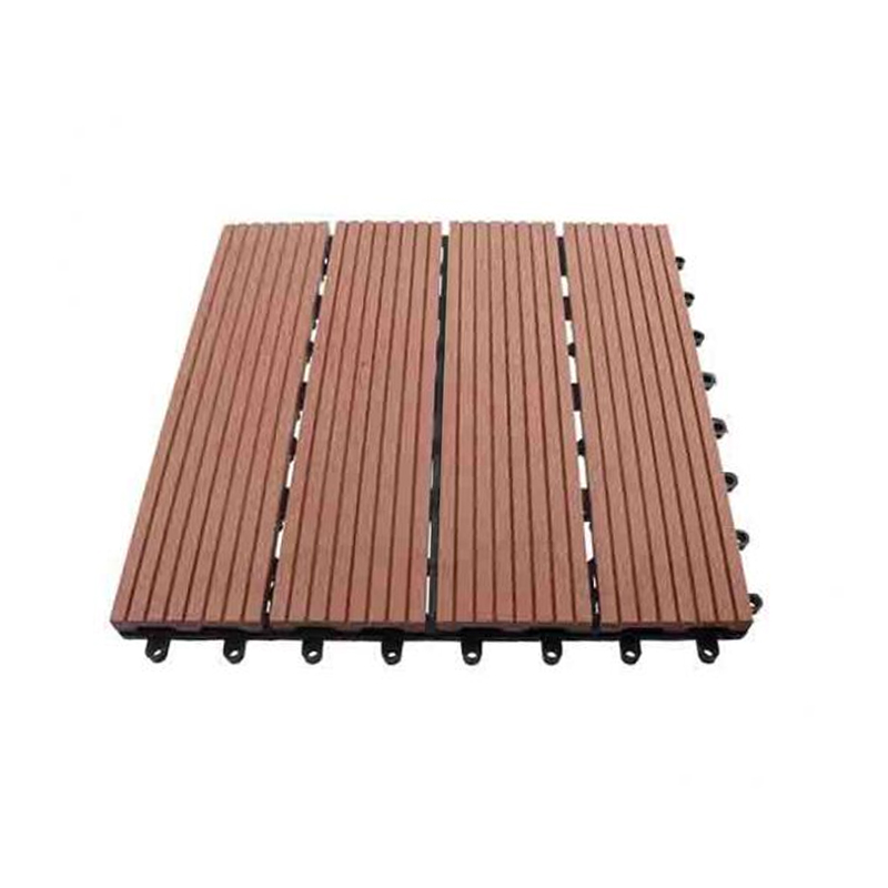 SRL-FLIS 300*300 mm sklisikre sammenlåsende WPC terrassegulvfliser